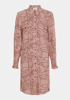 I SAY Otelia Printed Tunic Dresses K96 Rope Print