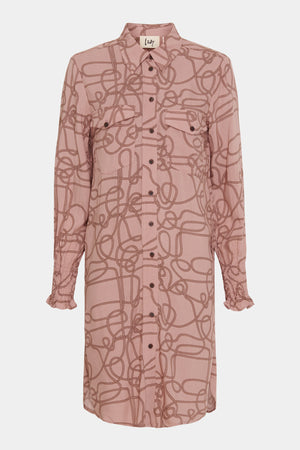 I SAY Otelia Printed Tunic Dresses K96 Rope Print