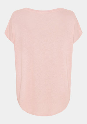I SAY Tess O-Neck T-Shirt T-Shirts 507 Powder