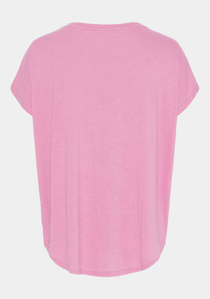 I SAY Tess O-Neck T-Shirt T-Shirts 516 Pink