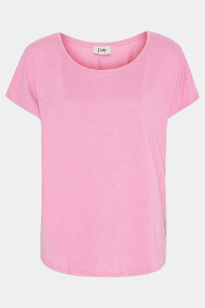 I SAY Tess O-Neck T-Shirt T-Shirts 516 Pink